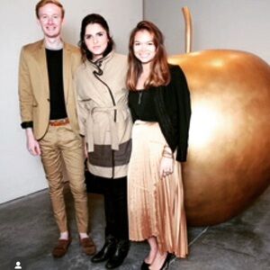 Tan Coat with Black Trim